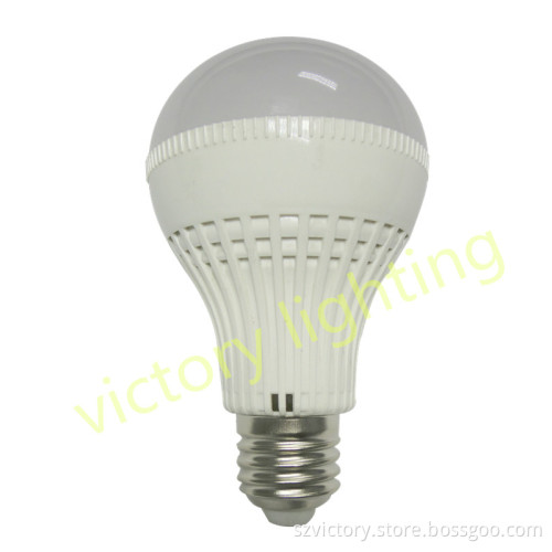 Plastic Aluminum 7W LED Bulb with Sensor